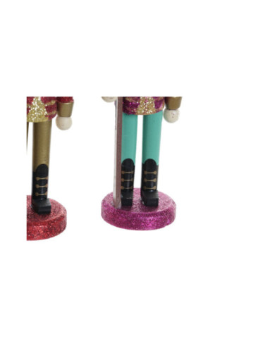 FIGURA MADERA PURPURINA 4X4X15 CASCANUECES 5 SURT.