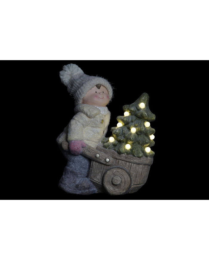 FIGURA RESINA LED 35X22X42 CARRO 2 SURT.