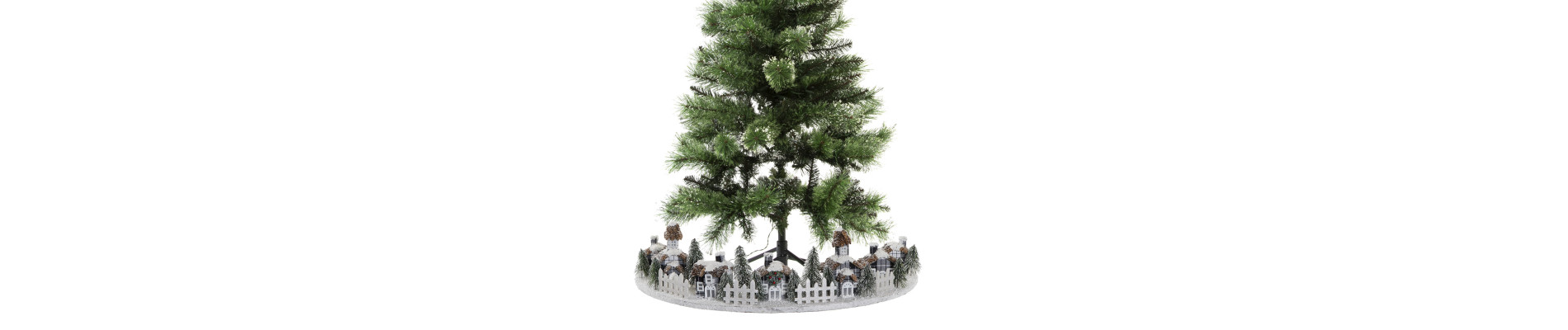 DECORACION LUMINOSA LED ESPUMA 80X40X21 BASE ARBOL