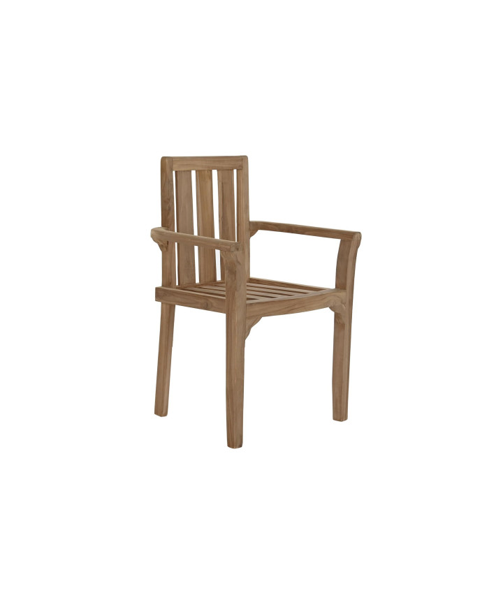 SILLA TECA 63X47X88 APILABLE NATURAL MARRON