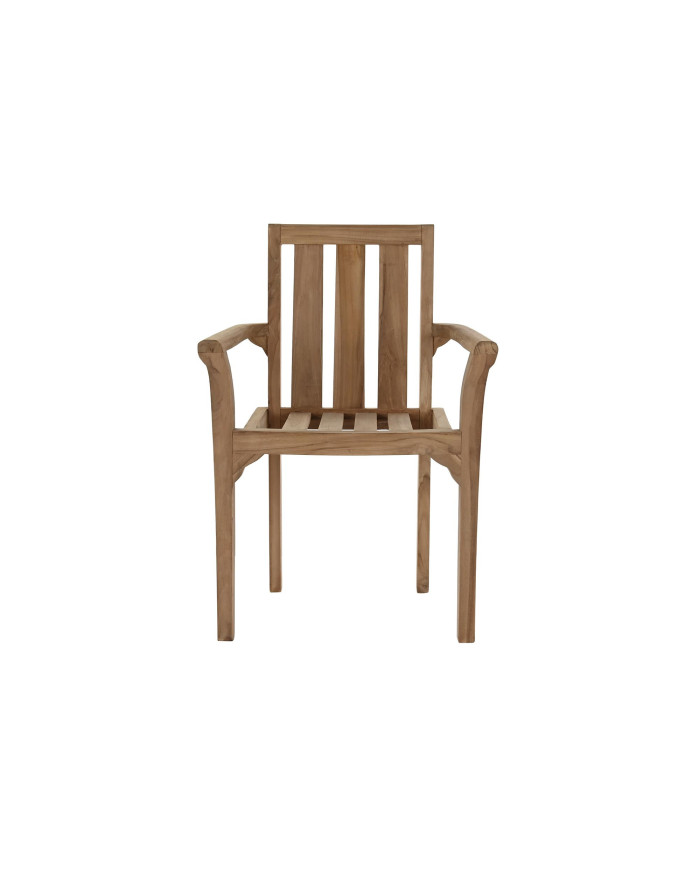 SILLA TECA 63X47X88 APILABLE NATURAL MARRON