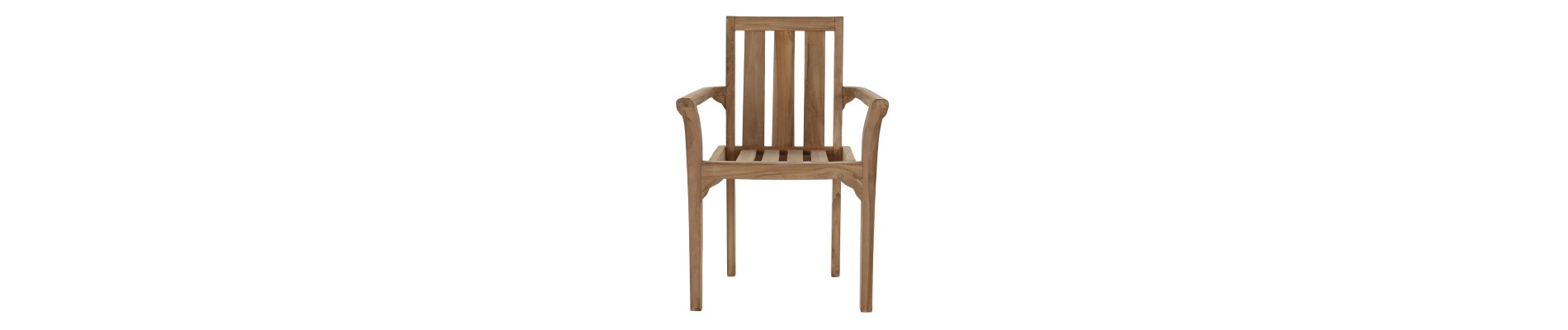 SILLA TECA 63X47X88 APILABLE NATURAL MARRON