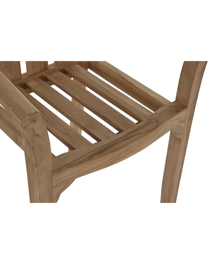 SILLA TECA 63X47X88 APILABLE NATURAL MARRON