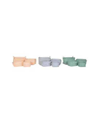 CESTA SET 4 LIENZO 39X27X24 3 SURT.