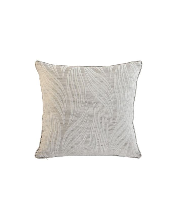 COJIN POLIESTER 45X45X45 420 GR. JAQUARD BEIGE