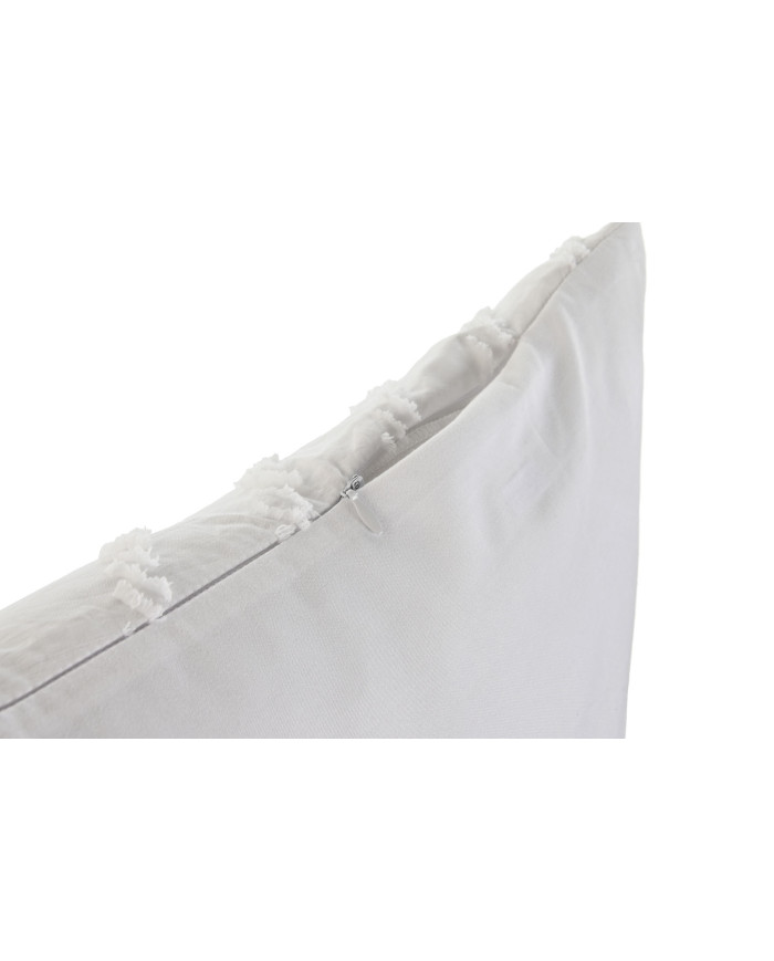 COJIN POLIESTER 45X45X45 420 GR. BORDADO BLANCO