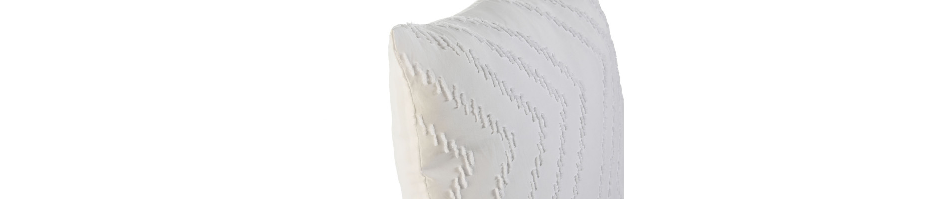 COJIN POLIESTER 45X45X45 420 GR. BORDADO BLANCO