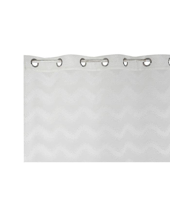 CORTINA POLIESTER 140X260X260 BORDADA BLANCO