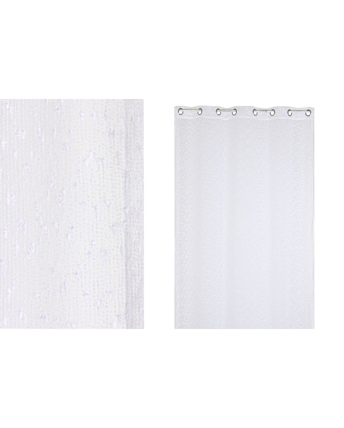 CORTINA POLIESTER 140X260X260 8 ANILLAS BLANCO