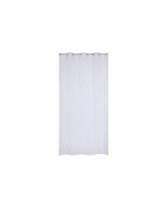 CORTINA POLIESTER 140X260X260 BORDADA ANILLAS