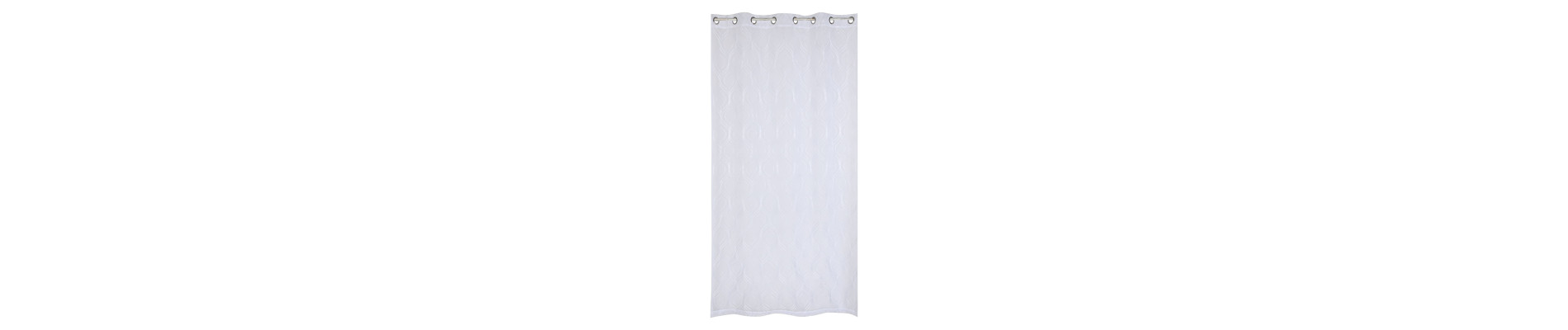 CORTINA POLIESTER 140X260X260 BORDADA ANILLAS