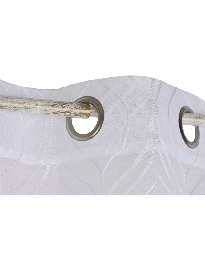 CORTINA POLIESTER 140X260X260 BORDADA ANILLAS