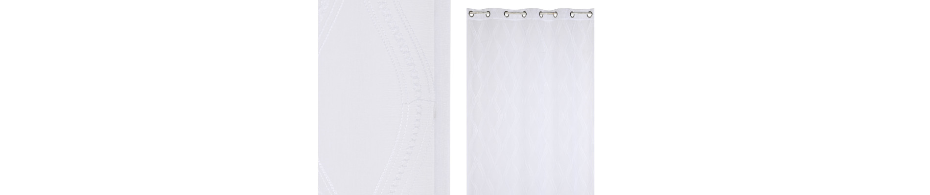 CORTINA POLIESTER 140X260X260 BORDADA ANILLAS