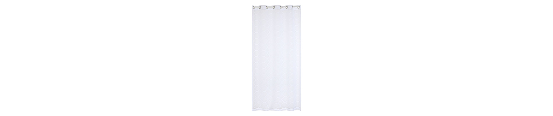 CORTINA POLIESTER 140X260X260 BORDADA ANILLAS