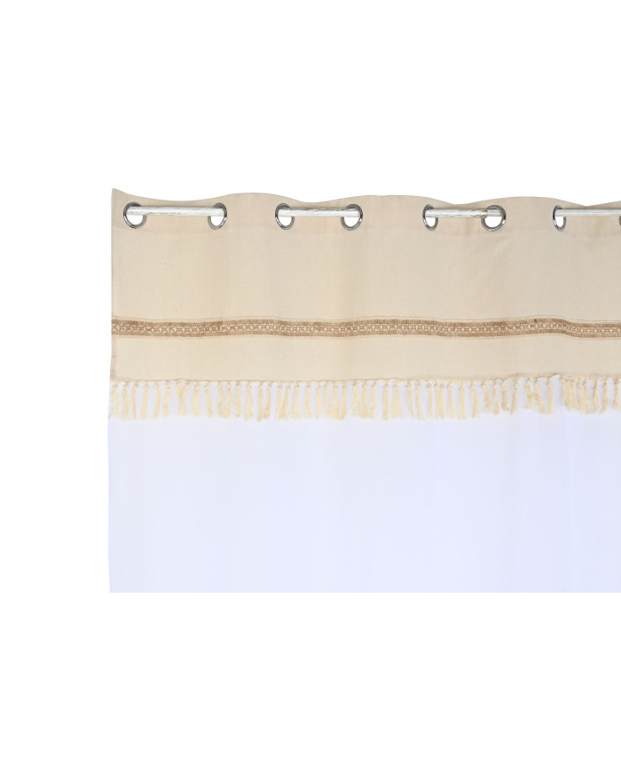 CORTINA ALGODON YUTE 140X260X260 ANILLAS NATURAL
