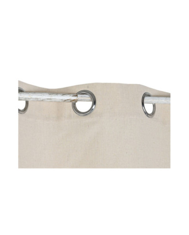 CORTINA ALGODON YUTE 140X260X260 ANILLAS NATURAL