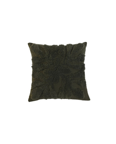 COJIN ALGODON 45X5X45 420 GR. CORAL VERDE