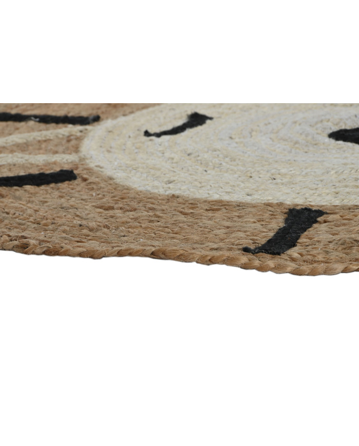 ALFOMBRA YUTE ALGODON 100X100X1 1000 LEON MARRON