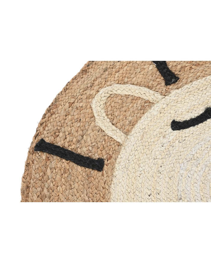 ALFOMBRA YUTE ALGODON 100X100X1 1000 LEON MARRON