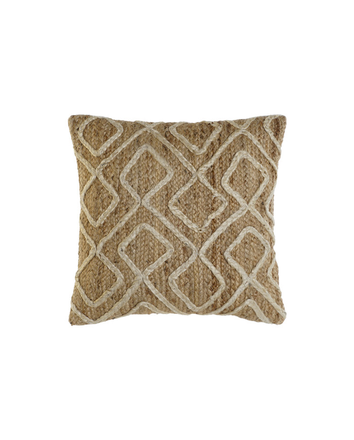 COJIN YUTE 50X15X50 560 GR, BORDADO NATURAL