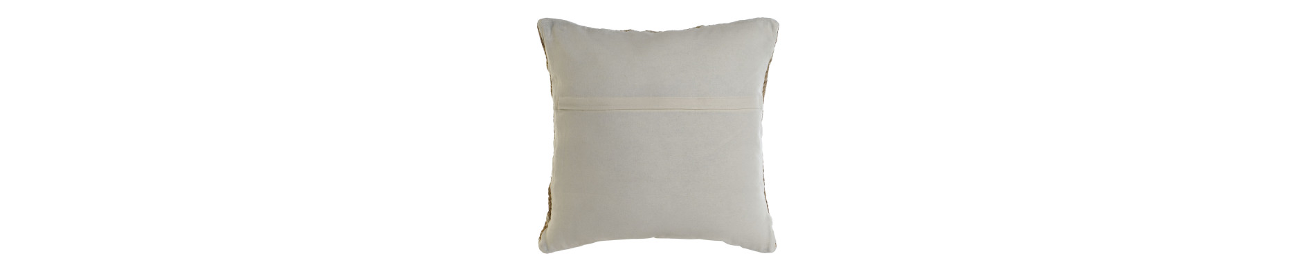 COJIN YUTE 50X15X50 560 GR, BORDADO NATURAL