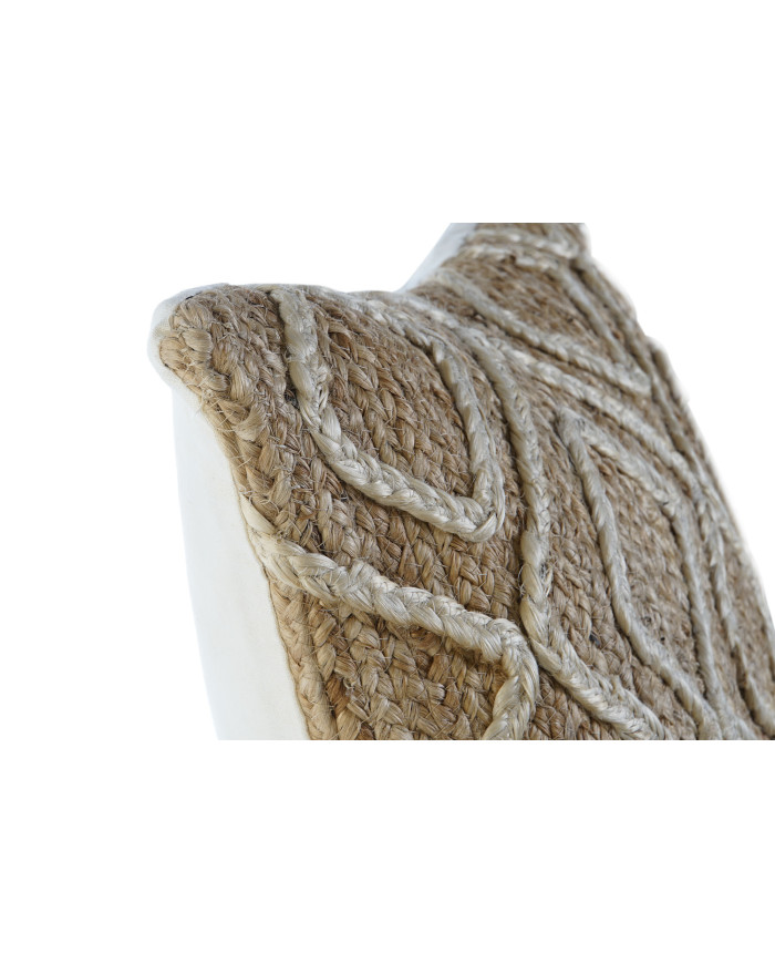 COJIN YUTE 50X15X50 560 GR, BORDADO NATURAL