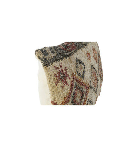 COJIN YUTE 60X15X35 560 GR, KILIM TRENZADO NATURAL