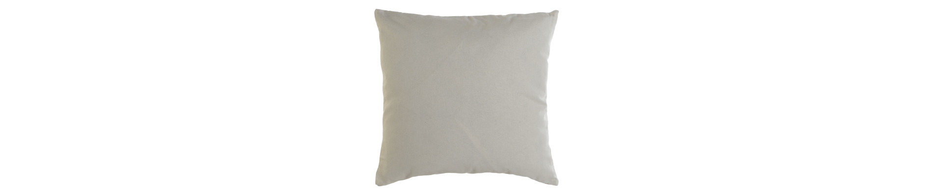 COJIN ALGODON 45X15X45 420 GR, BORDADO BEIGE