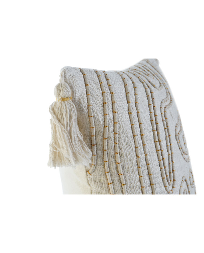 COJIN ALGODON 45X15X45 420 BORDADO CRUDO