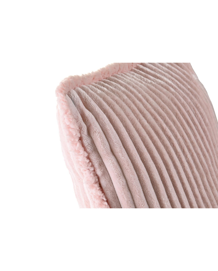 COJIN POLIESTER 45X10X45 380 GR, BORREGUITO ROSA