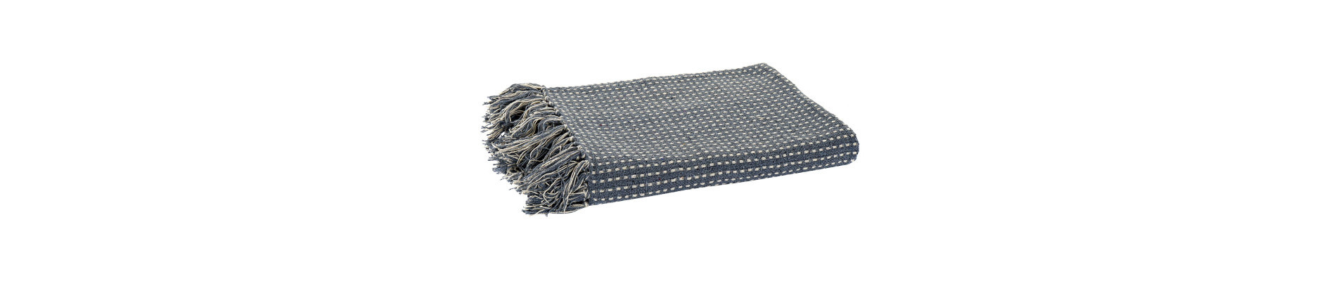 PLAID ALGODON 130X170X0,5 FLECOS GRIS