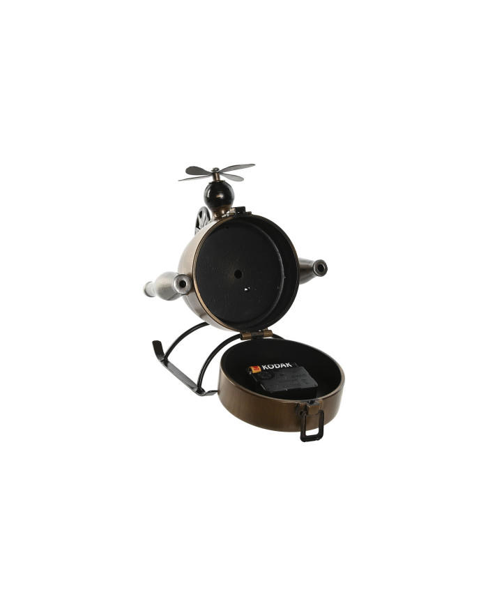 RELOJ SOBREMESA METAL 18X23X24 HELICOPTER 2 SURT.