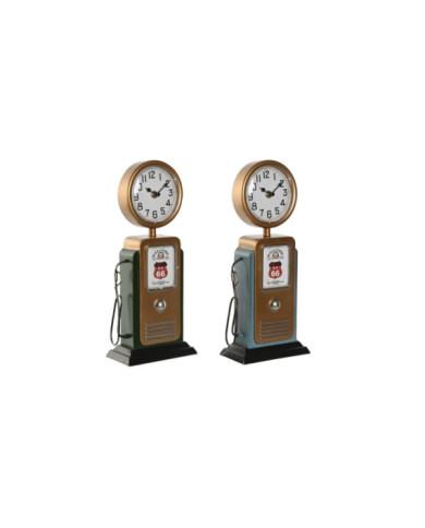RELOJ SOBREMESA METAL 14X7,3X35 GASOLINER 2 SURT.