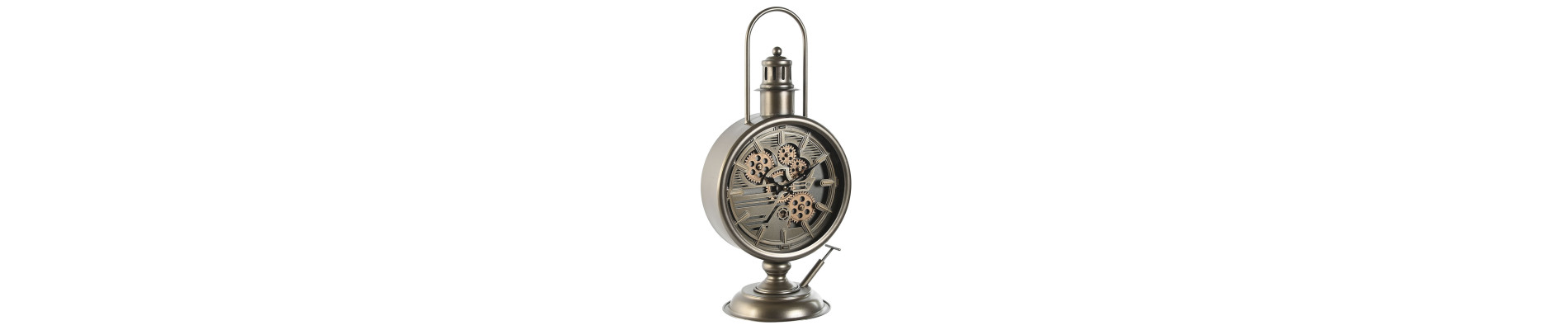 RELOJ SOBREMESA HIERRO 21,5X18,6X51,5 MOVIMIENTO