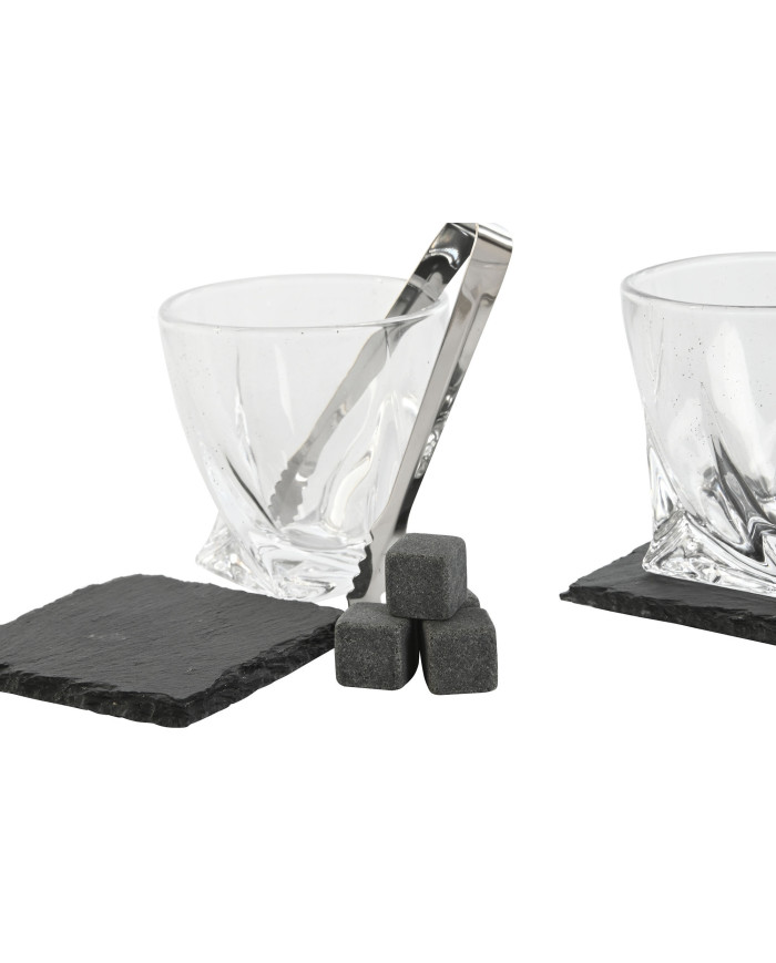 WHISKY SET 7 PINO 25X19,5X12 MARRON