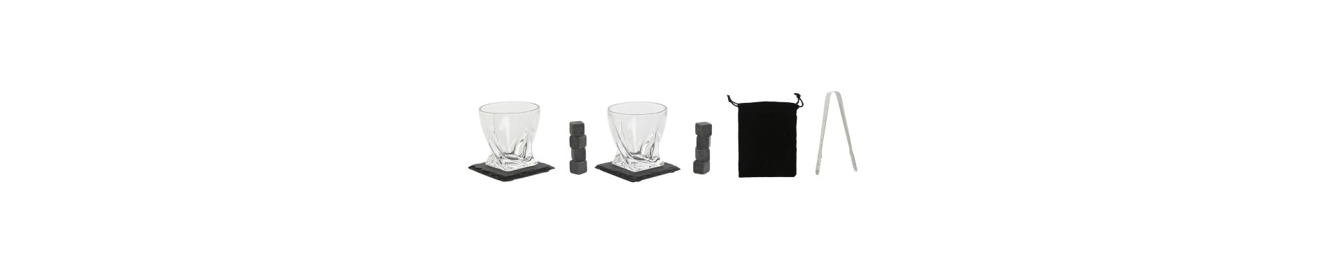 WHISKY SET 7 PINO 25X19,5X12 MARRON