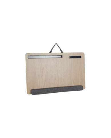 BANDEJA MDF POLIESTER 55X35X7 ORDENADOR NATURAL