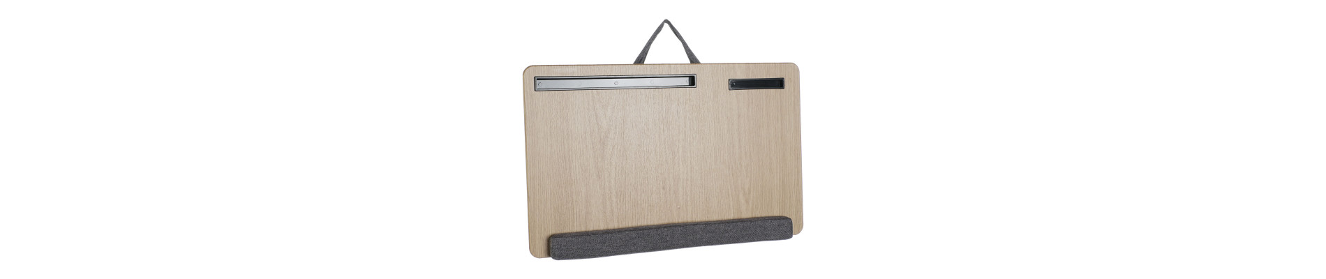 BANDEJA MDF POLIESTER 55X35X7 ORDENADOR NATURAL