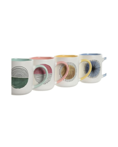 MUG PORCELANA NEW BONE 11,5X8,3X9,5 345ML 4 SURT.