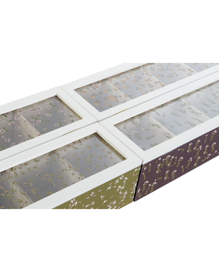 CAJA INFUSIONES MDF CRISTAL 30X9X8 4 SURT.