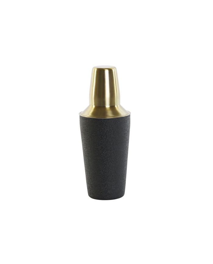 COCTELERA INOX 9,5X9,5X22 500 ML, NEGRO
