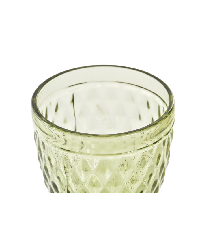 COPA CRISTAL 8,7X8,7X17 325ML, GRABADO VERDE