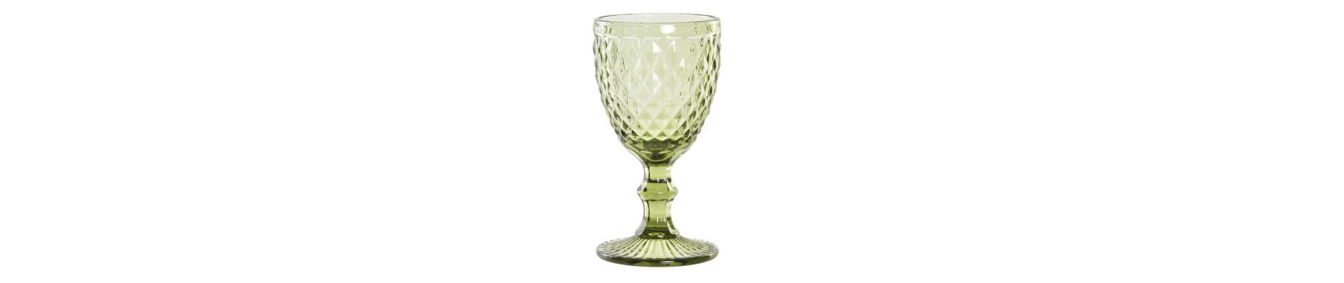 COPA CRISTAL 8,7X8,7X17 325ML, GRABADO VERDE