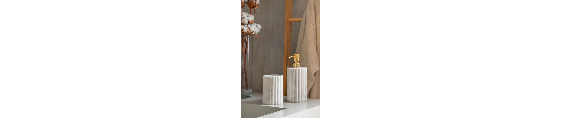 VASO MARMOL 8X8X10 NATURAL BLANCO