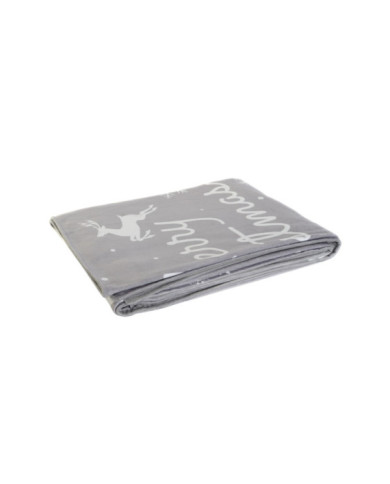 MANTA POLIESTER ALGODON 130X170X1 280 GSM, GRIS