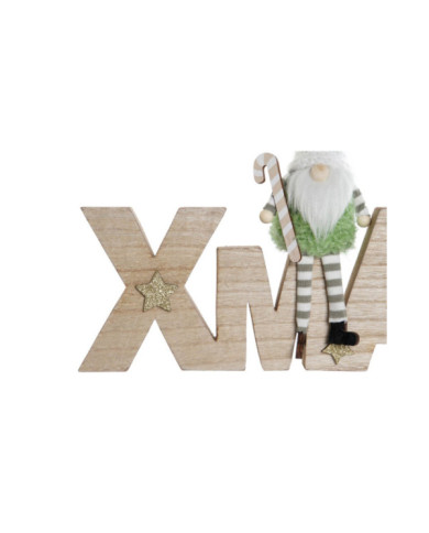 DECORACION MADERA 32X2X19 XMAS 2 SURT.