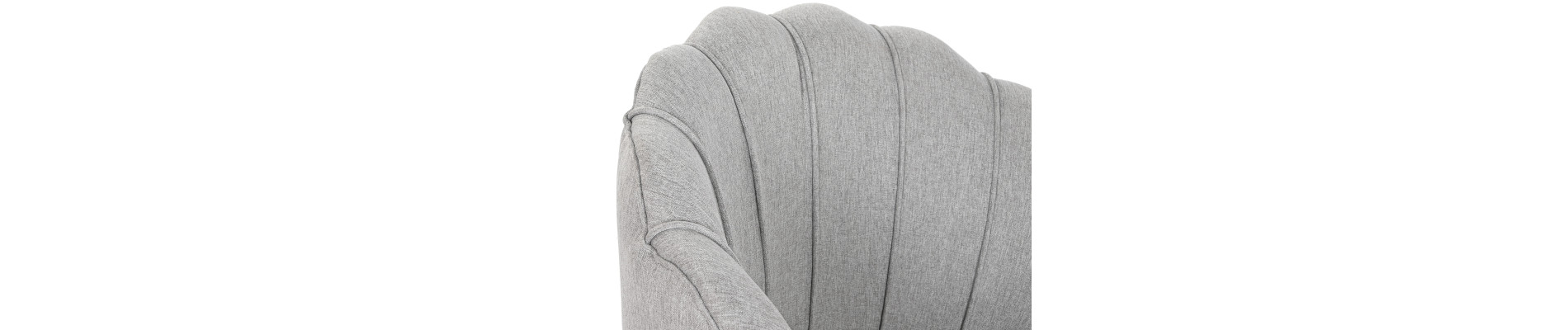 SILLON POLIESTER METAL 80X75X86 GRIS