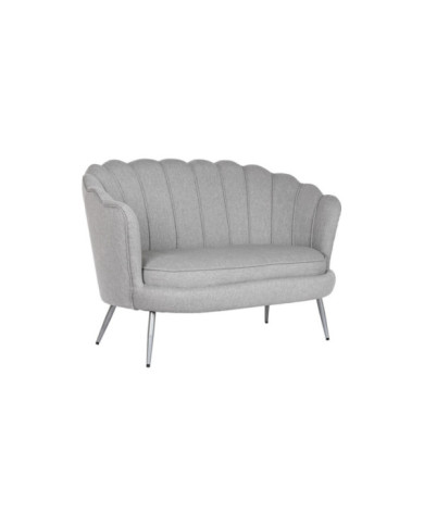 SOFA POLIESTER METAL 130X77X83 GRIS