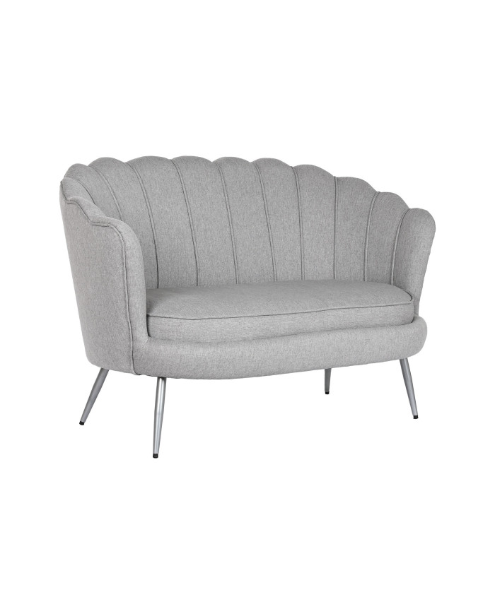 SOFA POLIESTER METAL 130X77X83 GRIS