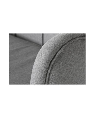SOFA POLIESTER METAL 130X77X83 GRIS